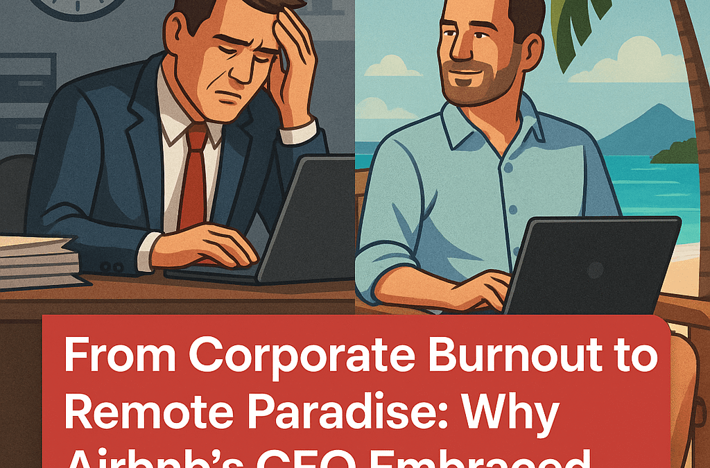 From Corporate Burnout to Remote Paradise: Why Airbnb’s CEO Embraced Remote Work