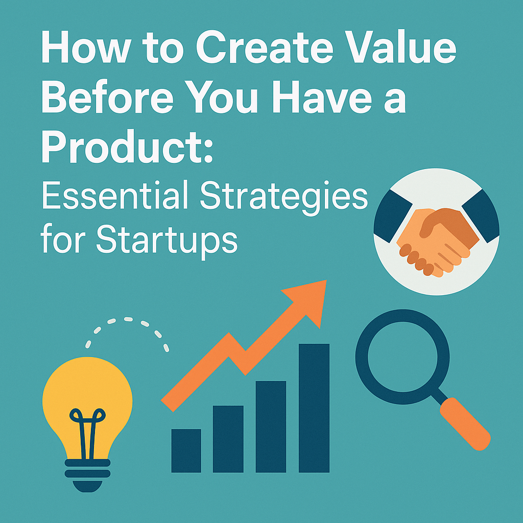 How to Create Value Before You Have a Product: Essential Strategies for Startups