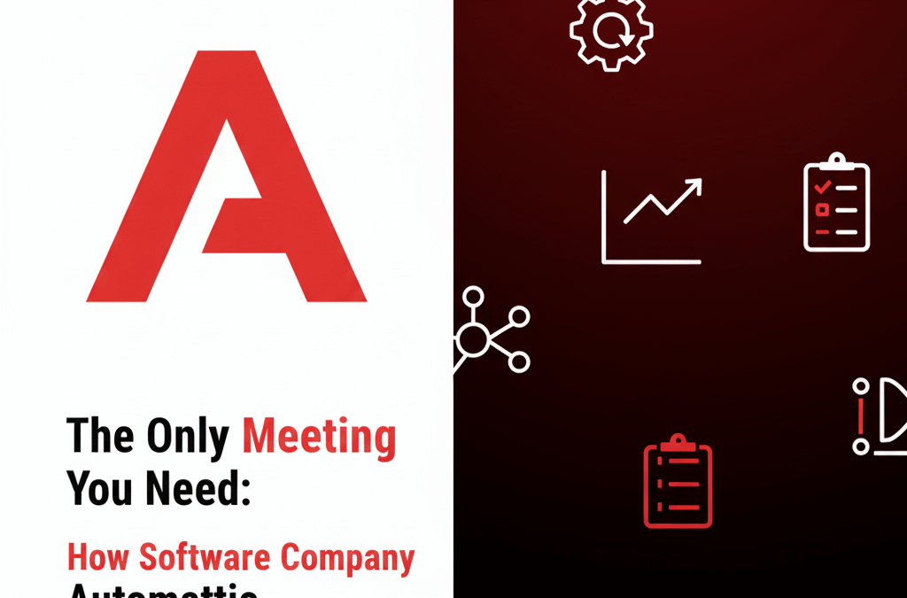 The Only Meeting You Need: How Software Company Automattic Transformed Workplace Efficiency
