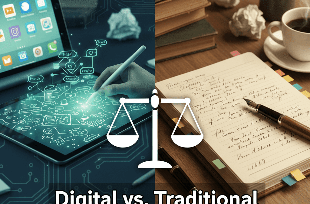 Digital vs. Traditional: Finding the Right Note-Taking Balance in a Tech-Saturated World