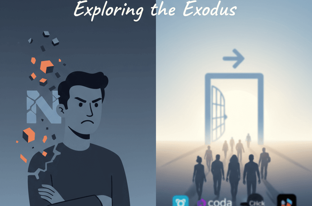 Notion Power Users Frustrated: Exploring the Exodus