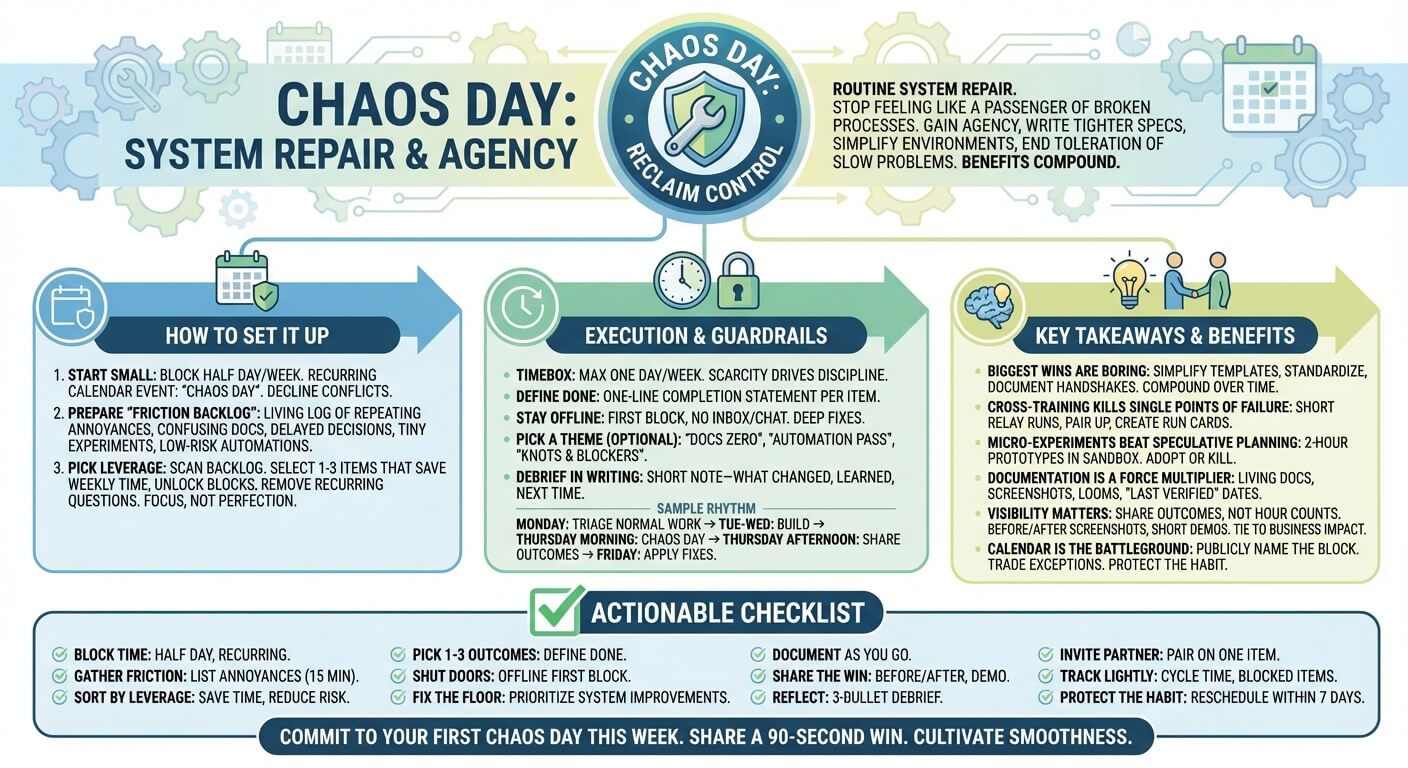 Chaos day productivity method