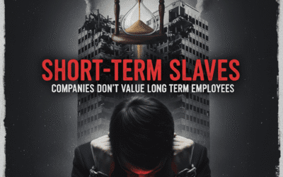 Companies don’t value long term employees anymore, they just want short term slaves..