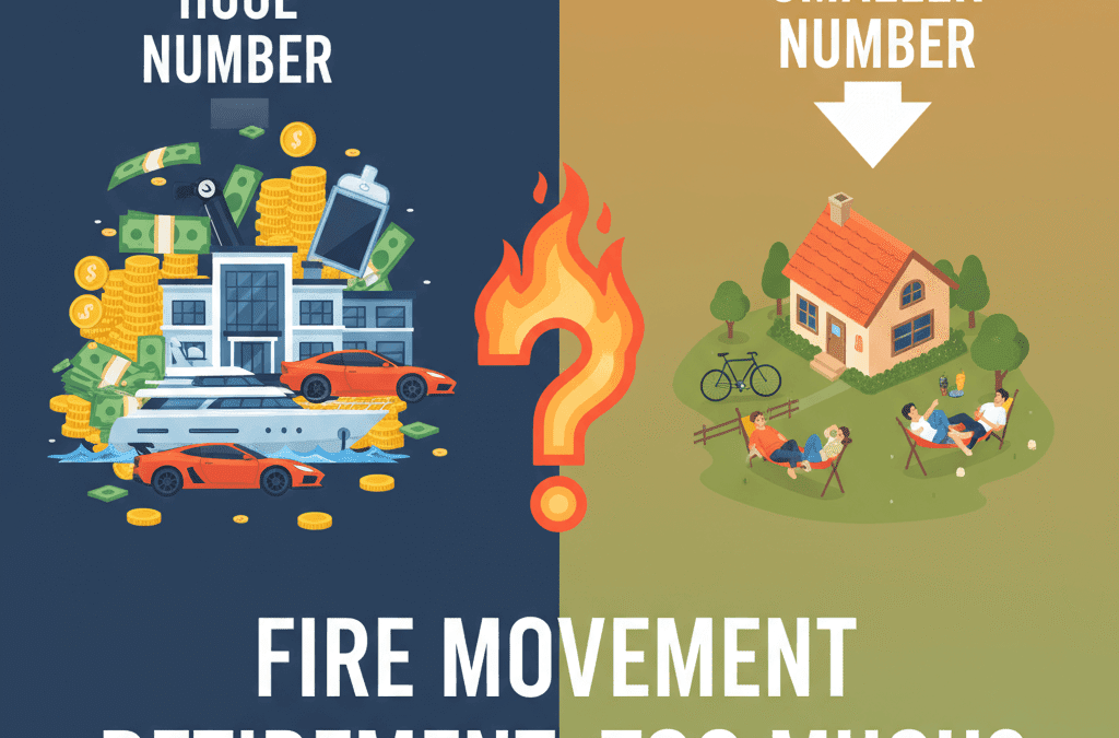 Do you believe the modern FIRE movement overestimates how much is needed for retirement?