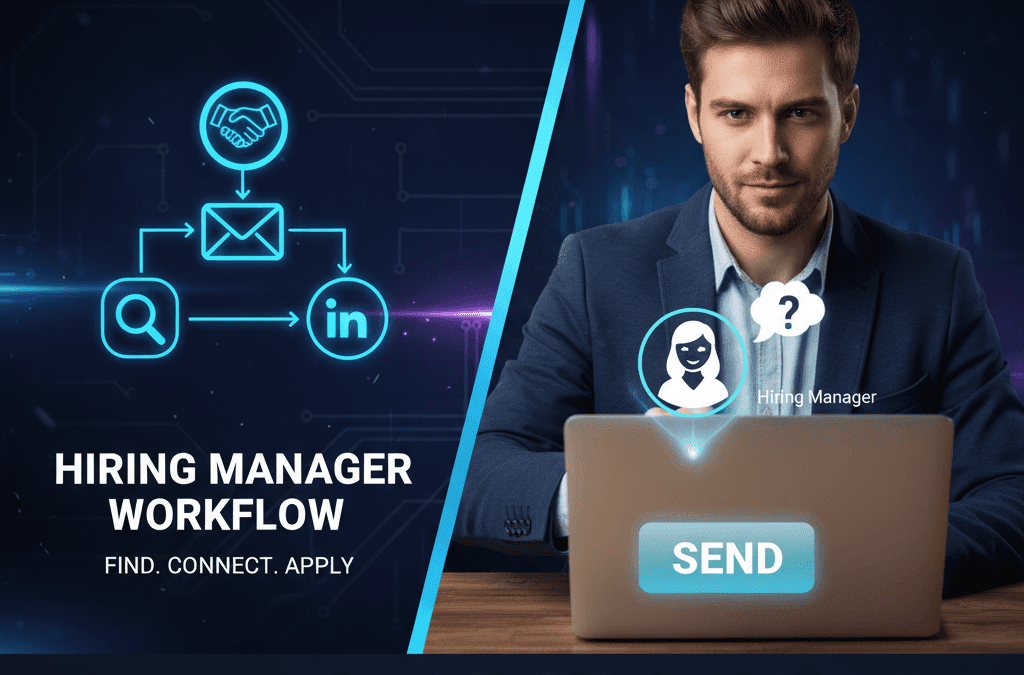 Every job posting has a hiring manager. I built a workflow that finds them and sends personalized connection requests before other applicants even think to..