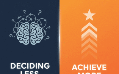 How “deciding less” helps me achieve more than motivation does.