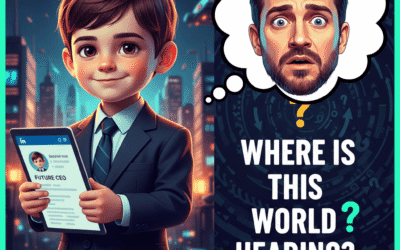 I came across a linkedin post where the guy was praising a kid for building linkedin profile at such young age – made me wonder where is the this world heading to