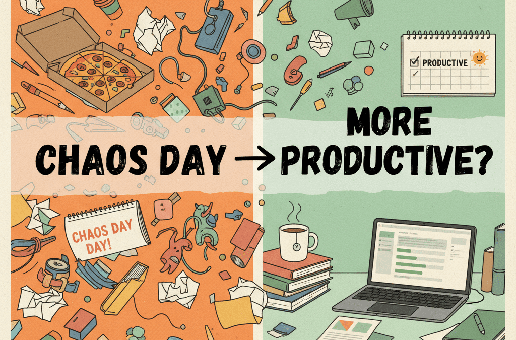 Started doing a weekly “chaos day” and somehow im more productive now