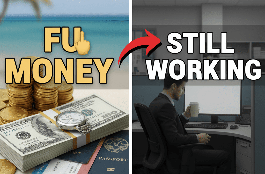 Have FU money but still working