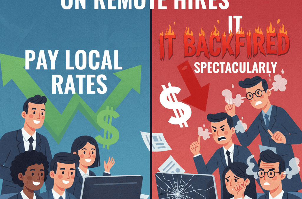 We tried to save money on remote hires by paying local rates. It backfired spectacularly.