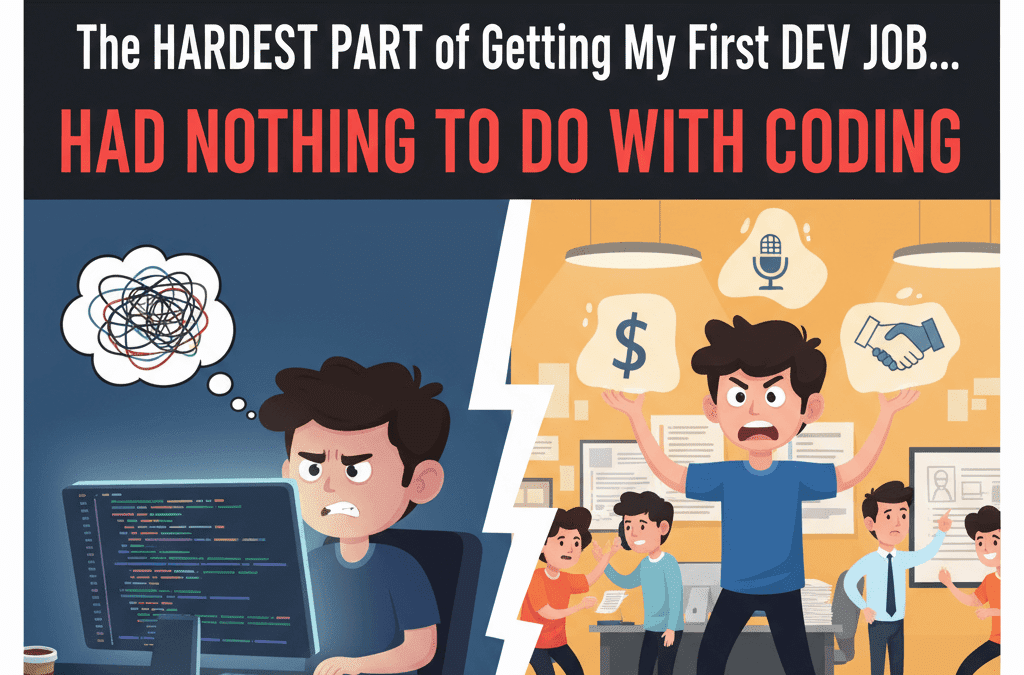 Nobody warned me that the hardest part of getting my first dev job had nothing to do with coding