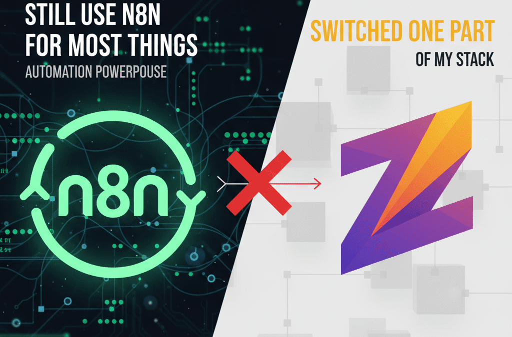 Still use n8n for most things but switched one part of my stack