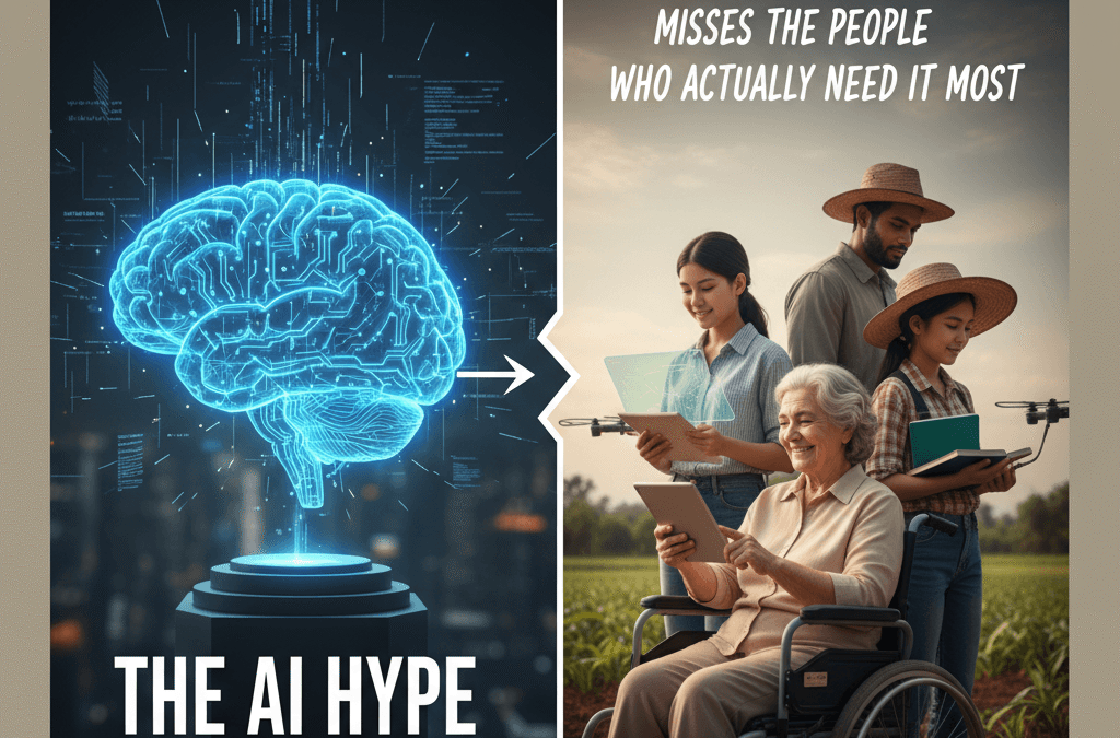 The AI hype misses the people who actually need it most