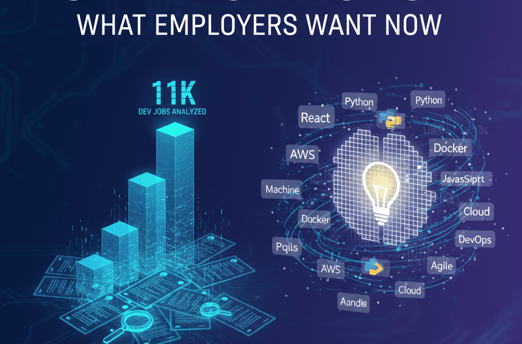 I analyzed 11k available dev jobs to find out what skills employers are looking for right now
